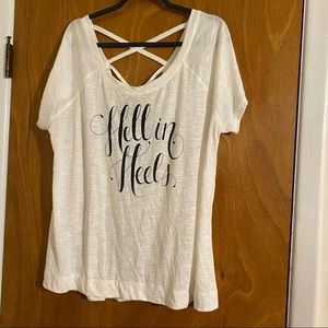 Torrid graphic hell in heel shirt size 2X
